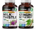 BIO KRAUTER Latte Thistle 250 capsule & Sting Nettle 250 capsule