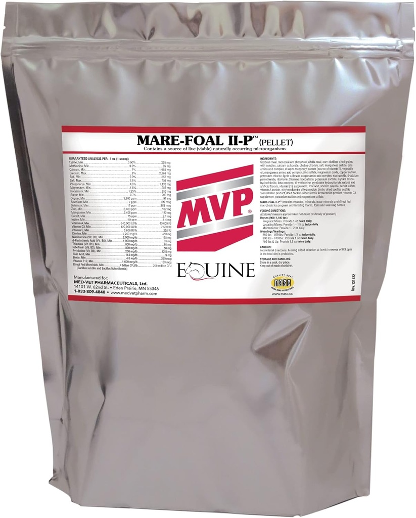 Mare Foal II-P (10lb) Integratore Multi Vitamina/Mineral per Mares, Foals & Yearlings