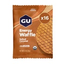 Gu Energy Stroopwafel Salty's Caramel Sport Nutrition Waffle, Caffeine-Free, e Kosher latte, On-the-Go Energy for Any Workout, 16 Conte