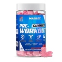 Pre Workout Gummies per gli uomini e le donne, PreWorkout Gummy con Beta Alanine | Caffeina organica | Chromium Picolinate | Gluten free, Vegan, aumento di energia, metabolismo e recupero più veloce (60 gummy)