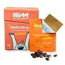MeltinStripsTM Energy Strips con 40mg di caffeina, 20mg Ashwagandha & Vitamina B12 | Energia istantanea e messa a fuoco senza Jitters o Crash | Funziona più velocemente del caffè | Mocha Flavor - 30 strisce