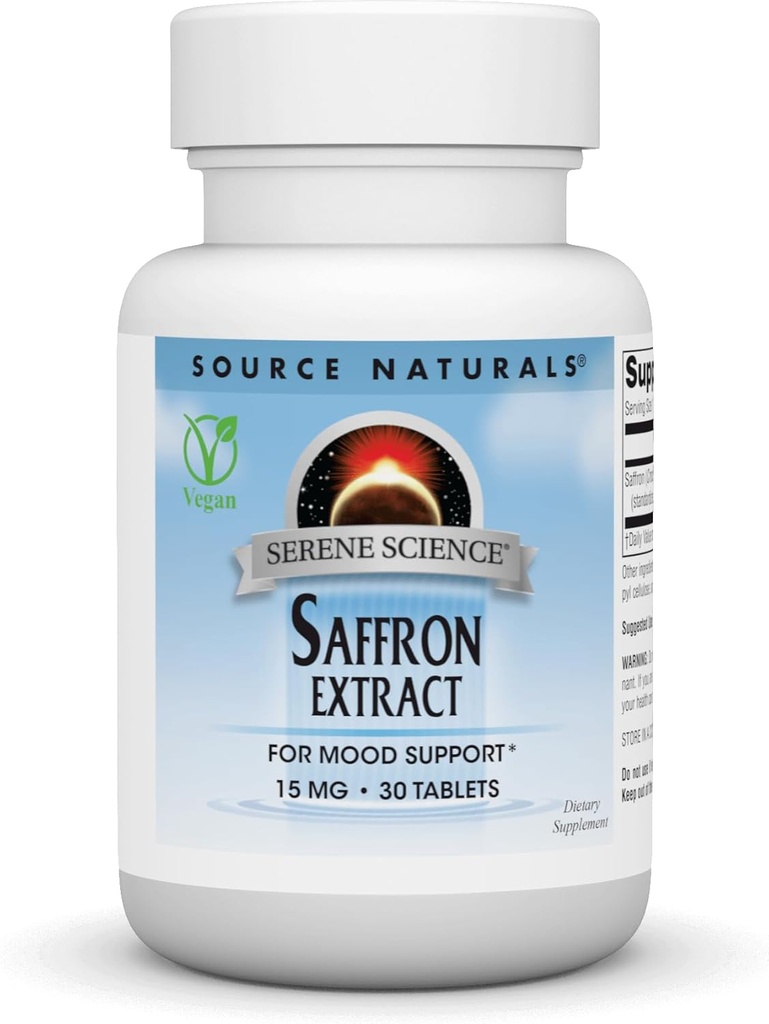Fonte Naturals Serene Science Saffron Extract, per Mood Support* - 30 compresse