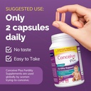 CONCEIVE PLUS Fertilità Integratori per Donne e Uomini | Supporto per fertilità da 30 giorni Bundle | Vitamine di fertilità Premium per Concezione maschile e femminile | 2 x 60 capsule morbide