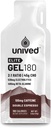 Unived Elite Gel 180-2:1 Rapporto di Carbi semplici e complessi con Beta Alanine & Essential Electrolytes - per Endurance Athletes Runners & Cyclists -180kcal - Double Espresso - 100mg Caffeine - Confezione di 6