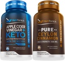 Estratto di aceto di sidro di mele di erbitonici Plus Keto BHB | Fat Burner & perdita di peso supplemento per le donne & uomini - capsule di cannella di ceylon Premium - pillole efficaci di cannella per il benessere potenziato