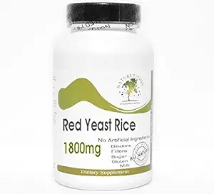 Riso di lievito rosso 1800mg ~ 180 capsule - No Additivi ~ Integratori di natura
