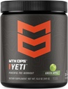 MTN OPS Yeti Pre-Workout Polvere Energy Drink con Creatina, 200 mg Caffeina e BCAAs con Beta Alanine, 30-Serving Tub, Green Apple