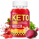 Keto ACV Gummies per la perdita di peso - Delizioso 1500MG Aceto di sidro di mele con Madre, Probiotici, Vitamine B6 & B12 - Zucchero Libero, Vegan & Non-GMO - Supporti Salute Gut, Metabolismo & Fat Burn for Women
