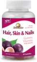 Rise-N-Shine Hair Skin & Nails Gummy Vitamine - Gummie a base di pectina per le donne e gli uomini con vitamine, biotina, collagene & More - 30 Conte