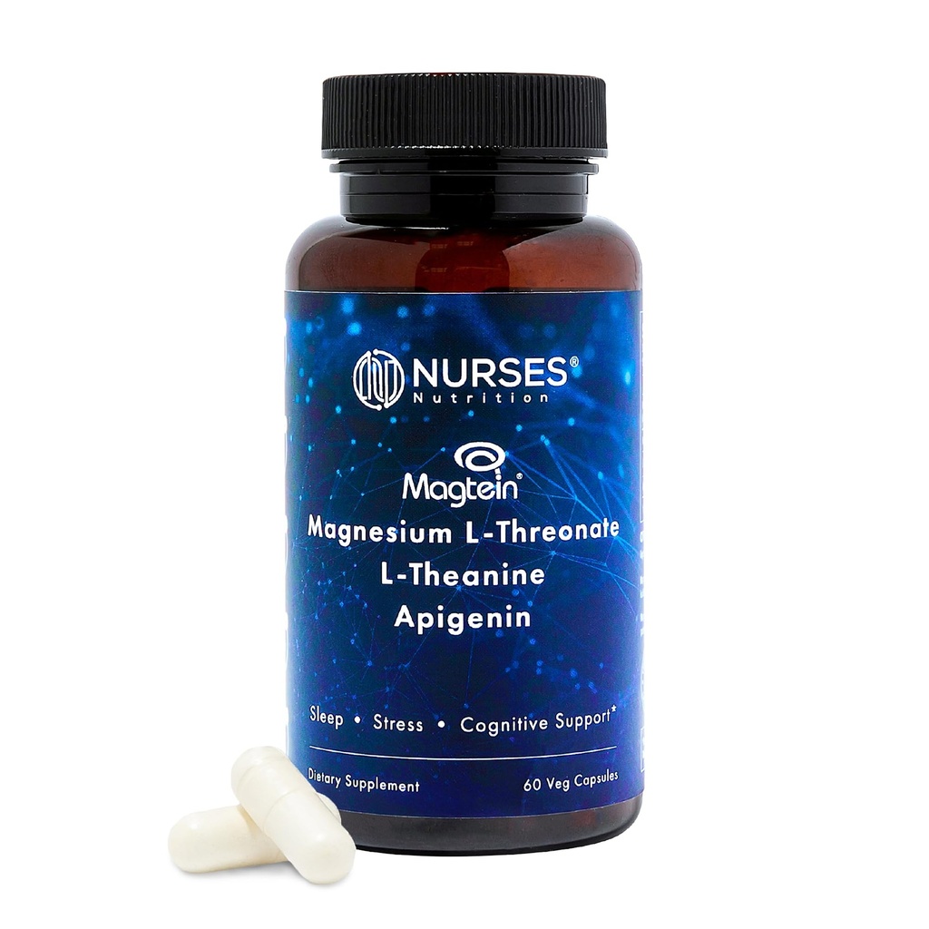 Studi clinici – Premium High Absorption Magnesium Sleep Supplement – Magnesium L-Threonate L-Theanine Apigenin – Sleep & Stress Support – Third Party Tested – Made in USA – Gluten Free