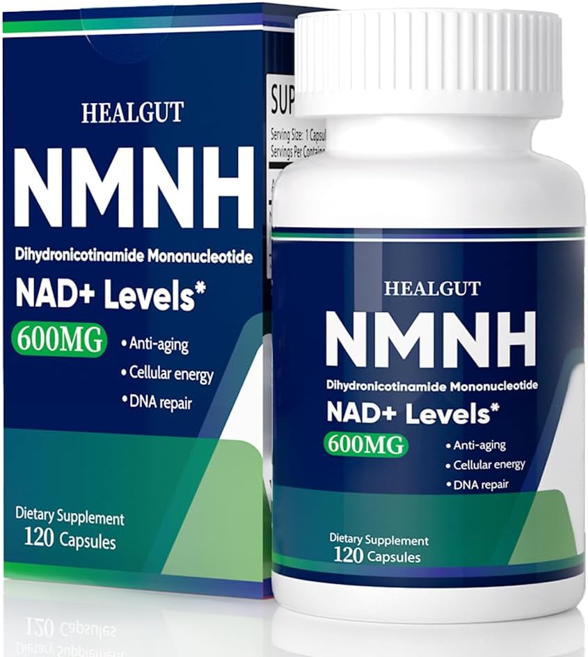 NMNH Alternative NAD+ Supporto: 600mg NMNH Supplemento, 120 NMNH capsule