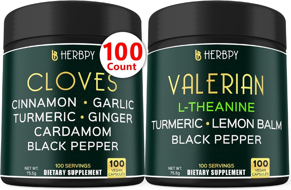 Bundle 7in1 Cloves supplemento & 5in1 radice di valeriana supplemento