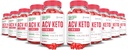 (10 Confezione) Simpli Health Keto ACV Gummies Advanced Formula 1000MG Ketonature Keto Gummies Aceto di sidro di mele Formulato con Polvere di succo di barbabietola di melograno B12 Vegan Non OGM 600 Gummys