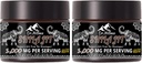 Pure Shilajit Resina, Autentico Grado d'oro A, 1000mg Massima potenza organica Shilajit Resina con acido Fulvic per l'energia, supporto immunitario, 50 Grammi, 2 Confezione