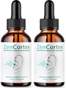 (2 Pack) Zencortex Per il sollievo dal tinnito - Formula ufficiale - Zencortex Gocce per le orecchie, Zen Cortex 24 Tinnitus Drops Liquid Supplement Recensioni, Zen Cortex Hearing Support Formula, Zencortex Oral (4oz)