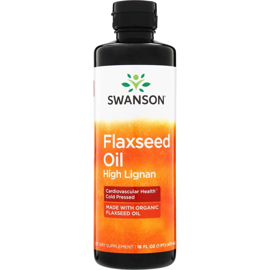 Olio di lino di Swanson Lignan (Omegatru) 16 fl Ounce (473 ml) Liquido