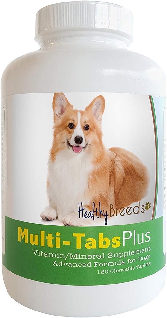 Allevamenti sani Pembroke Welsh Corgi Multi-Tabs Plus Chewable Tablets 180 Conte