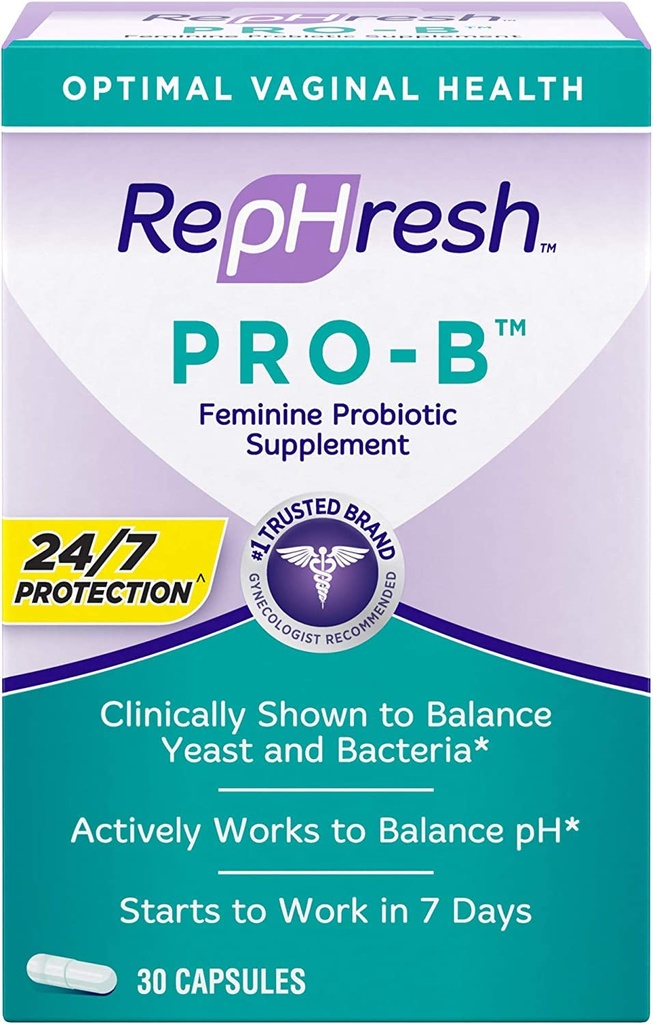 RepHresh Pro-B Probiotic Feminine Supplemento (Pacchetto di 5)