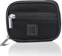 Facilità Kit Pill Case - Organizzatore di Medicina Settimanale con Rimovibile Vitamina & Supplemento Box - Neoprene Premium per Accessorio Per Borse da Viaggio (Nero)