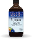 Estratto di liquido di sambuco di erbe planetarie, spettro completo 5 ml di sostegno immune botanico - 8 oz fluido