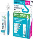 Pro: Kit di pulizia nasale – Gel antisettico Gentle Wand & Nasal, Detergente di naso e Moisturizer nasale per il sollievo dal naso secco & dal seno (Contetto di sintesi, fino a 120 usi)