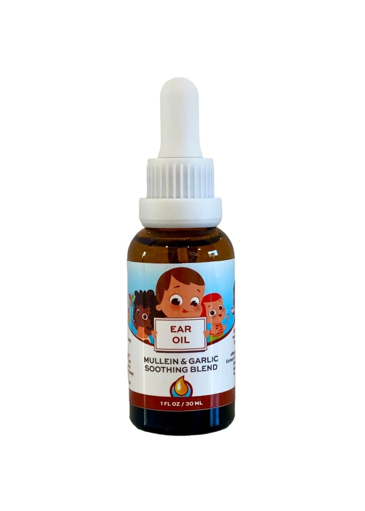 Punkin Butt Baby Ear Oil | Aglio biologico, Mullein, Calendula Ear gocce sicuro per i bambini (1 oz)