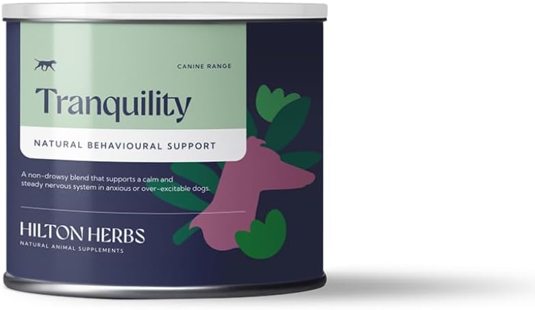 Hilton Herbs Canine Tranquility Supplemento per Ansia/Nerves/Stress in Dogs, Vasca da 4,4 oz