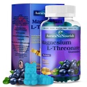 Magnesio L-Threonate Gummies w. Apigenin L-theanine, Advanced 11-in-1 Magnesium Supplements w. Vitamina D3 K2 B6 per sonno cervello cognitivo & Relax, Alte Assortimento Magnesio Gummie per adulti & bambini