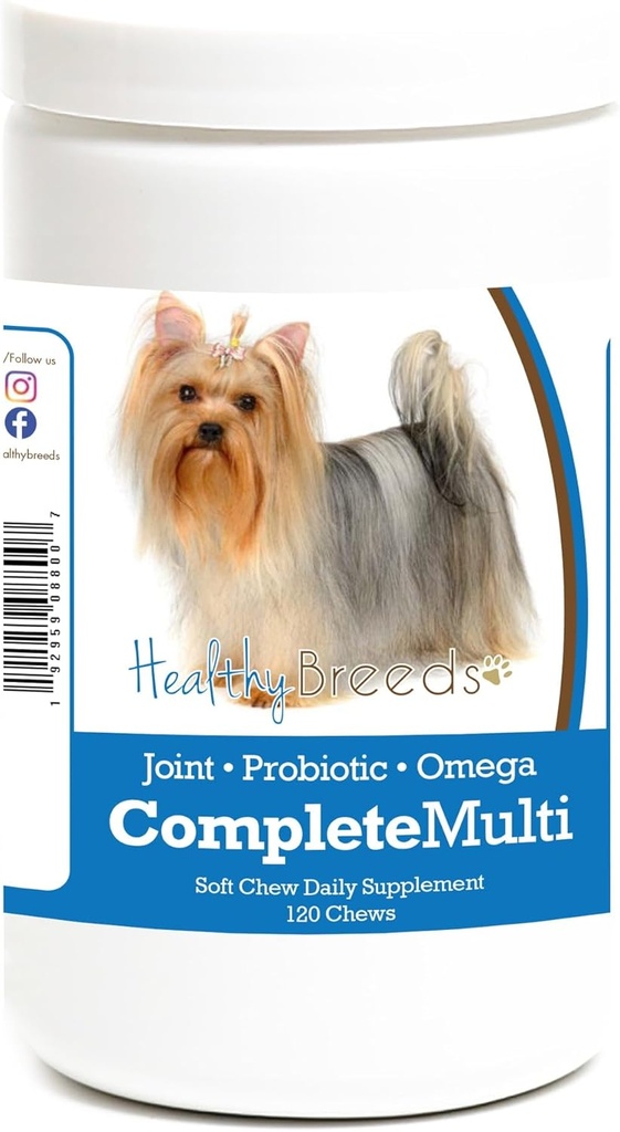 Salute Breeds Yorkshire Terrier Tutto in uno Multivitamin Soft Chew 120 Conte