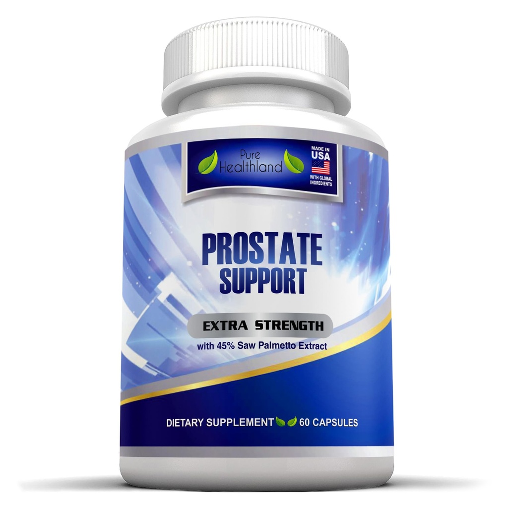 Integratore di salute della prostata per gli uomini – 33 ingredienti naturali con estratto di palmetto di sega 45%