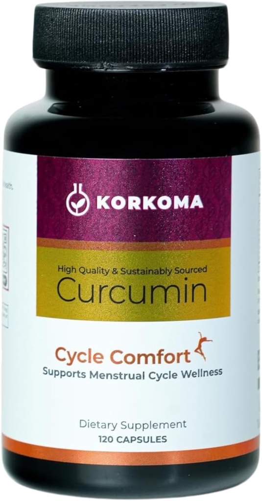 Ciclo Comfort - Supplemento Estratto di curcuma, Supporta la salute mentale e il comfort, 120 capsule