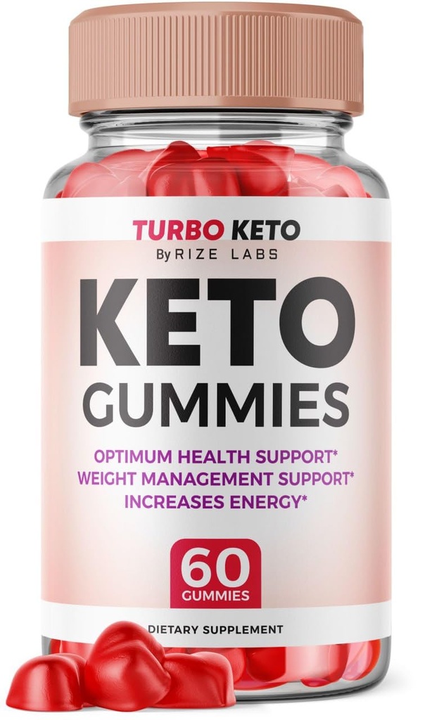 rize labs - Turbo Keto ACV Gummies per la perdita di peso avanzata con Aceto di sidro di mele, supplemento aiuta a ridurre il grasso della pancia, per la forza extra (60 Gummies)