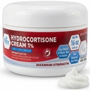 MED Pride 1% Crema di idrocortisone Bulk 16 Oz Rilievo di Itch di massima resistenza per Eczema, Dermatite, Rashes, Mosquito Bites