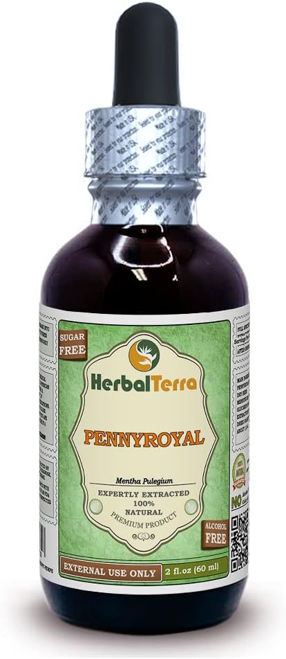 Pennyroyal (Mentha Pulegium) Glycerite, Estratto di liquido senza alcool di erbe secchi 2 oz