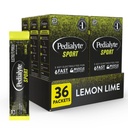 Pedialyte Sport Electrolyte Powder, Idratazione veloce con 5 elettroliti chiave per il supporto muscolare prima, durante, & dopo l'esercizio, Lime di limone, 0.49-oz Packets (36 Conte)