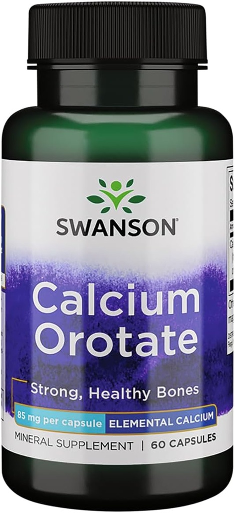 Swanson Calcium Orotate 85 Milligrammi 60 capsule