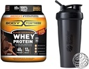 Fortezza corpo Super Advanced Whey Protein Powder, Cioccolato (1.78 lbs) e BlenderBottle Classic Shaker Bottle (28 oz), Nero