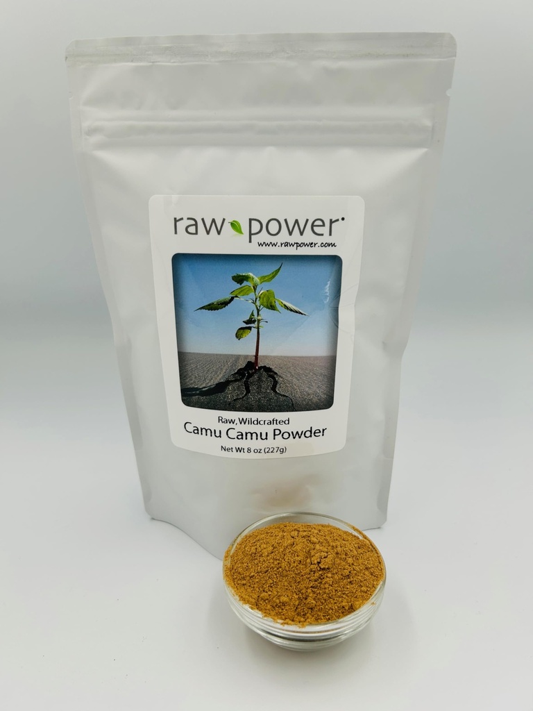 Polvere cruda della bacchetta Camu Camu, 8 oz (227g), cruda, selvatica, 100% pura, non OGM, organici