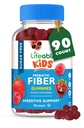 Zucchero senza vita Prebiotici bambini Fibra Gummies | 4g Fibra per bambini | Grandi Tasting Integratori di fibre vegetariane per bambini | per la salute digestiva | Gummie di fibre per bambini | 90 Probiotici Gummies