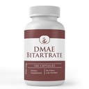 Ingredienti originali puri DMAE Bitartrate, (100 capsule) Sempre puri, nessun Additivi o Filler, verificati in laboratorio