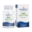 Nordic Naturals Zinc Glycinate - 60 Capsule - 20 mg Altamente Assorbibile Zinc Glycinate - Ottima Benessere - Non OGM, Gluten Free, Vegan - 60 Serve