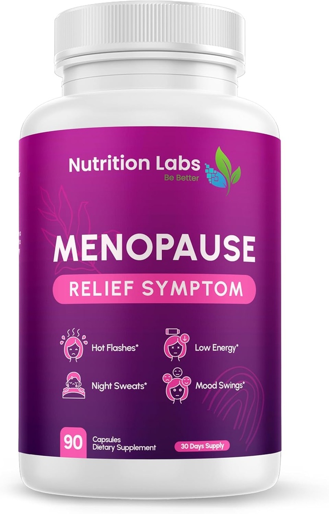 Il sollievo del sintomo di menopausa e il supplemento di supporto per le donne, la tecnologia di MAKTrek clinicamente provata Vegan ingredienti forniscono il sollievo di menopausa, i maglioni di notte e il sollievo di Flash caldo, senza farmaci e non OGM.