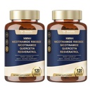 Totaria NMNH (Dihydronicotinamide Mononucleotide), NMNH Supplement w/Niacinamide (Vitamina B3), Quercetina, Trans-Resveratrolo, Supporto NAD+, Anti-invecchiamento, Skin Cell Health & Energy, 240 Count