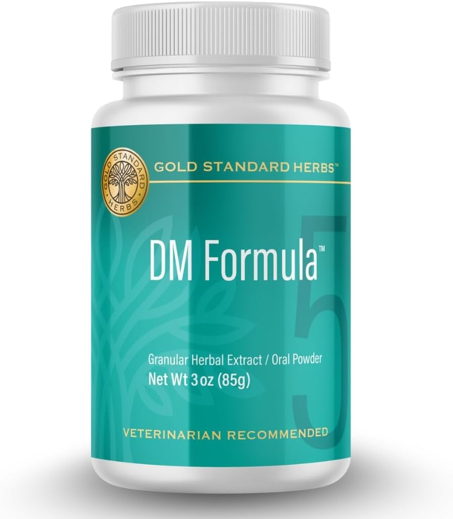 DM Formula Degenerative Myelopathy Relief for Dogs by Gold Standard Herbs, All Natural Granular Herbal Extract, 85 grammi Powder