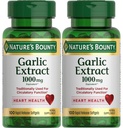 Estratto di aglio di Bounty della natura 1000 mg Softgels 100 ea (Pack of 2)