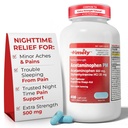 TIME-CAP Los Angeles, INC. Timely Acetaminophen PM - Extra Strength PM - 400 Count - Rispetto a Tylenol PM Extra Strength - Sollievo del dolore PM per una buona notte di sonno - Made in USA