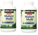 Kirkland Segnatura Adulto 50+ Multi Vitamine & Minerali, 400 Compresse (2 Confezione)