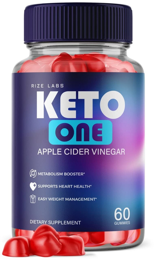 rize labs - Keto One ACV Gummies per la perdita di peso - Aceto di sidro di mele - Formula di energia avanzata supplemento per bruciare il grasso della pancia (60 Gummies)