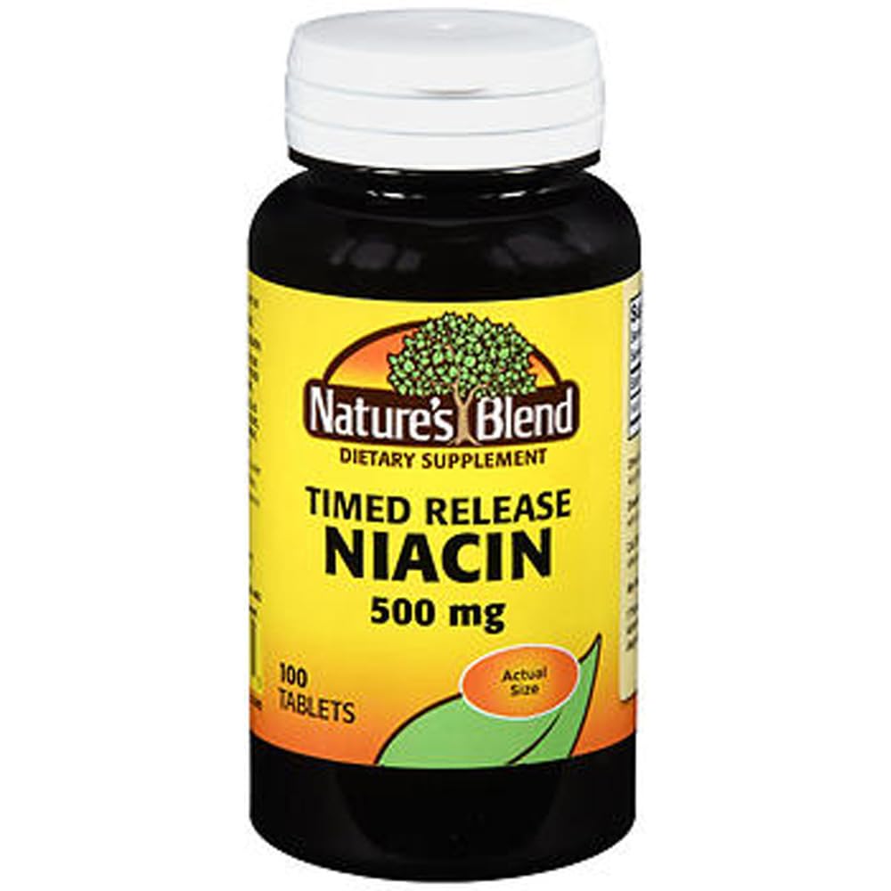 Miscela della natura Niacina Timed Release 500 mg 500 mg 100 Tabs