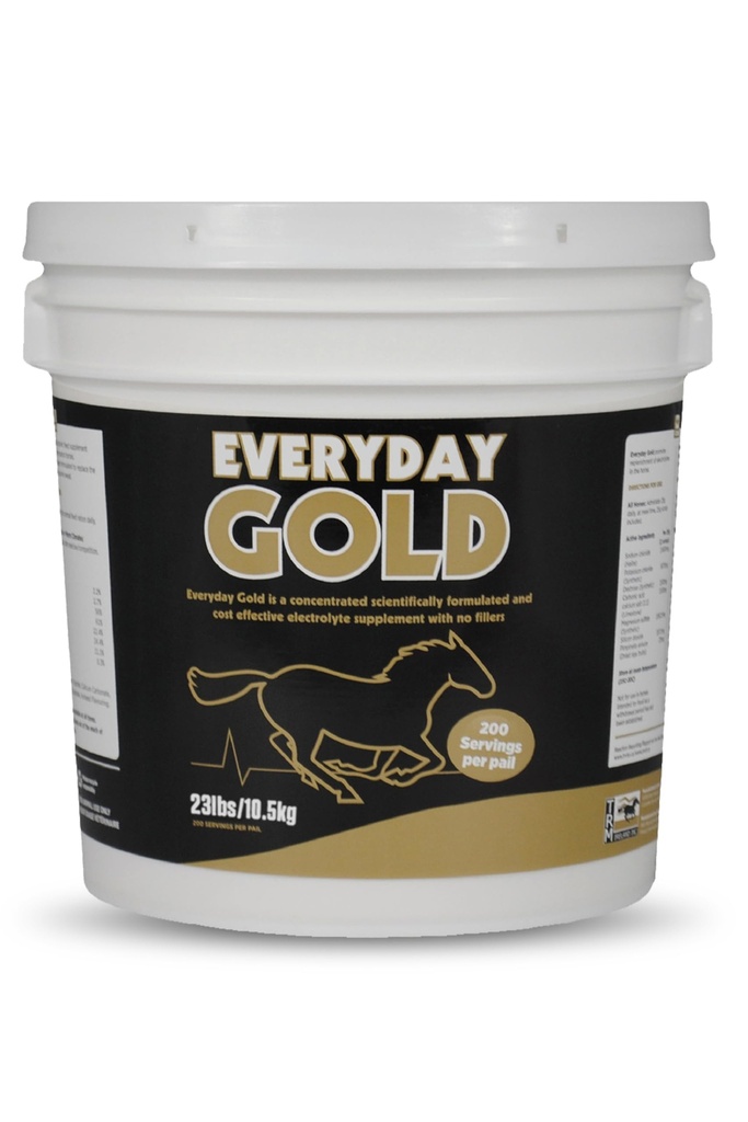 TRM Integratore di cavalli elettroliti oro ogni giorno per prestazioni e recupero | Sodio, potassio, magnesio, calcio - 22 lb (10kg) - 22 lb